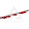 Laikiklių bėgelis su 5 laikikliais 9-0302-2 90 cm