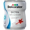 Blizgi alkidinė emalė DEKORATOR EXTRA, balta RAL9016 750 ml.
