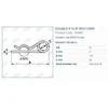 Dvigubas R spaustukas 5x112mm 5 vnt