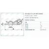 Dvigubas R spaustukas 6x150mm 5 vnt
