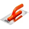 Nerūdijančio plieno glaistyklė Faster Tools 092, dantyta, 130x280 mm