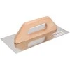 Nerūdijančio plieno glaistyklė Faster Tools 096, dantyta, 130x480 mm