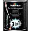 Gruntas - emalė 3in1 DEKORATOR, sidabrinė, 2.5 l