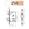 Įleidžiamoji spyna Kurzemes ZV9A-1, su cilindru