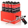Komplektas: PENOSIL Polystyrol FixFoam 877 klijuojančios putos 750 ml, 12 vnt. + putų pistoletas C1