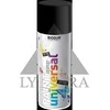 Universali aerozolinė emalė BIODUR, juoda matinė RAL9005, 400 ml