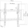 Ertusolid Ergosolid TV laikiklis ARBER 23"-55"(iki 30 kg,VESA iki 40*40cm)