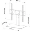 Laikiklis Ergosolid TV stovas CASTOR 2 32"-55"(iki 40 kg,VESA 40*40cm)
