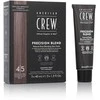 Rinkinys „Trio American Crew Precision Blend“ pusiau ilgalaikiai plaukų dažai, 4-5 natūralios spalvos, 3 vnt., 40 ml