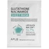 APLB Glutathione Niacinamide Sheet Mask lakštinė veido kaukė, 25 ml