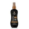 Australian Gold Purškiklis Gel Sunscreen SPF15 Apsauginis purškiamas pienelis nuo saulės su bronzantais, 100 ml