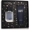 Set Calvin Klein: Defy Woody-aromatic Dušo želė & Šampūnas 2-In-1, 100 ml + Defy Eau De Toilette For Men, 50 ml