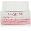 Clarins Baltas Plus Brightening Revive Night Mask-Gel Face Mask moterims, 50 ml