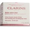 Clarins Multi-Active Jour Day Kreminis lyginantis ir spindesį stiprinantis dieninis veido kremas visiems odos tipams, 50 ml