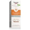 Eucerin Oil Control Dry Touch Gel Cream SPF 50+ Tinted Medium apsauginis kremas nuo saulės su atspalviu, 50 ml