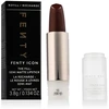 „Fenty Beauty Icon Semi Matte Kreminis“ lūpų dažai, 134 „Flaunty Auntie“ papildymas, 3,8 g