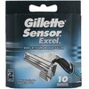 Gillette Sensor Excel Keičiami peiliukai 10ml savaiminio įdegio kremas veidui Vyrams