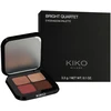 KIKO MILANO Bright Quartet akių šešėlių paletė (02 Rosy Mauve atspalviai) 3,5 g