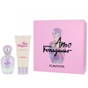 Amo Ferragamo - Flowerful Set Salvatore Ferragamo: Amo Ferragamo Flowerful Eau De Toilette For Women, 50 ml + Amo Ferragamo Flowerful Shimmer Day &amp; Night Losjonas kūnui, 100 ml