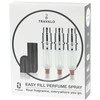 Travalo Classic HD SET Juodas pildomų kvepalų buteliukų (atomaizerių) rinkinys, 3 x 5 ml