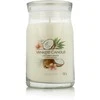 Yankee Candle Aromatinė žvakė Signature glass large Coconut Beach 567 g