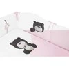 3 dalių patalynė Belisima LILO &amp; LU 100/135 rožinė