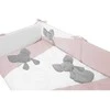 3 dalių patalynė Belisima Mouse 100/135 rožinė