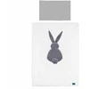 3 dalių patalynė Belisima Rabbit 100/135 baltai pilka