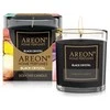 Aromatinė žvakė Juodas Crystal, 120g (~25 h) │Areon