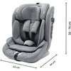 Automobilinė kėdutė BABY MIX HERO PRO I-SIZE pilka