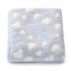 Baby blanket New Baby 80x90 heart mėlynas