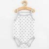 Baby body be rankovių New Baby Classic II pilkos žvaigždės mergaitė, 80 (9-12m)