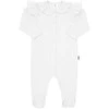 Baby Cotton Jumpsuit New Baby Stripes Baltas, dydis 74 (6-9m), 74 (6-9m)