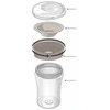 Kūdikio puodelis Mini Magic NUK Cup Night 160 ml mėlynas