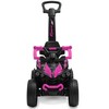 Baby Mix Mega Prime EVA Baby Bouncer su gido juosta rožinės spalvos