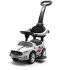 Baby Mix RACER baltas kūdikių šokinukas su garsu ir kreiptuvu