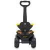 Baby Mix Ruggy elektrinis pasivažinėjimas su geltonos spalvos kreipiamuoju strypu