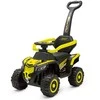 Baby Mix Ruggy elektrinis pasivažinėjimas su geltonos spalvos kreipiamuoju strypu