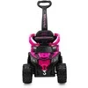 Baby Mix Ruggy elektrinis pasivažinėjimas su rožine kreipiamuoju strypu