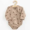 Baby Muslin Bodysuit su šoniniais kaklaraiščiais New Baby Rainbow, dydis 80 (9-12m), 80 (9-12m)