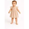 Baby muslin dress New Baby beige, 74 (6-9m)