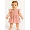 Kūdikių muslino suknelė New Baby rožinė, 86 (12-18m)