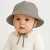 Baby Muslin Hat New Baby linen, 80 (9-12m)