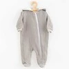 Baby Muslin kombinezonas su gobtuvu New Baby Comfort drabužiai pilki, 80 (9-12m), 80 (9-12m) dydis