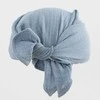 Baby Summer Muslin skara su gobtuvu New Baby mėlyna, 80/86
