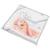 Kūdikio kilpinis rankšluostis su siuvinėjimu ir gobtuvu New Baby 80x80 baltas meškiukas