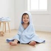 Baby terry towel with hood New Baby 100x100 cm mėlynas