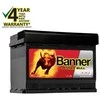 Banner 63Ah 620A 12V Power PRO akumuliatorius 241x175x190mm