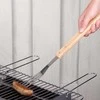 BBQ - kepimui reikalinga šakutė, ilga su medine rankena 41 cm