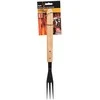 BBQ - kepimui reikalinga šakutė, ilga su medine rankena 41 cm
